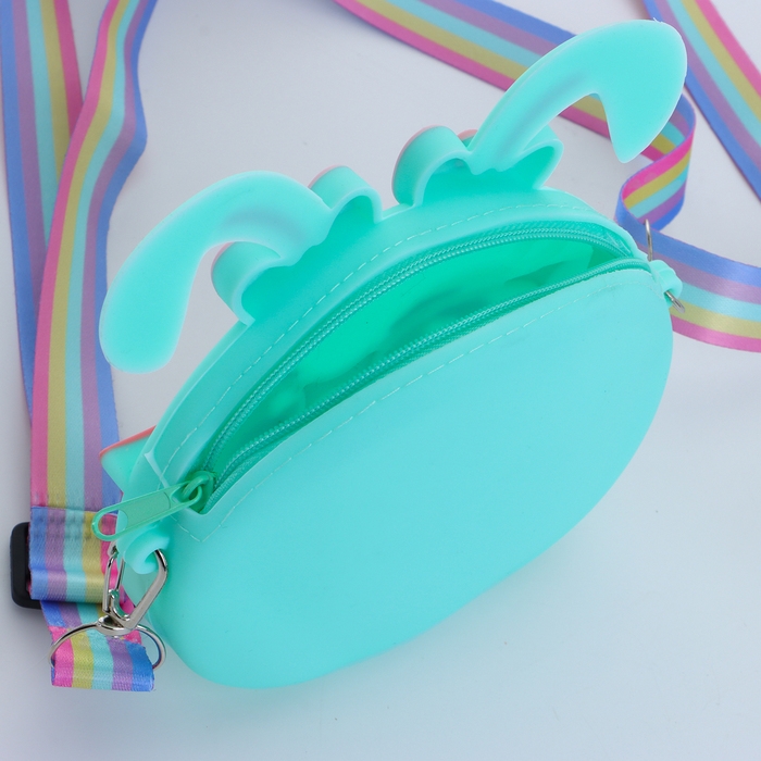 Сумка детская на молнии &laquo;Выбражулька&raquo;, цвет бирюзовый