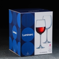 Набор стеклянных бокалов для вина «Аллегресс», 420 мл, 4 шт Набор стеклянных бокалов для вина «Аллегресс», 420 мл, 4 шт