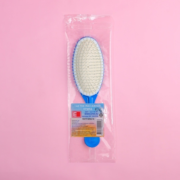 Расчёска массажная, 6 × 22 см, цвет МИКС, ЩМ-1, 3-О-АИ Расчёска массажная, 6 × 22 см, цвет МИКС, ЩМ-1, 3-О-АИ