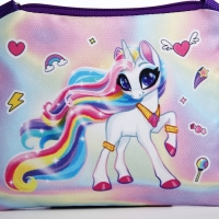 Сумка детская для девочки "Аниме" на молнии, цвет фиолетовый Сумка детская для девочки "Аниме" на молнии, цвет фиолетовый