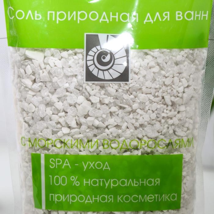 Соль для ванн &laquo;Морская&raquo; с морскими водорослями, 1000 г