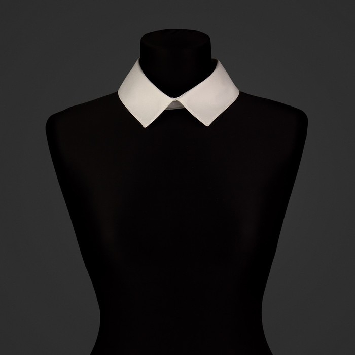 Воротник съёмный, 43 &times; 5 см, цвет айвори