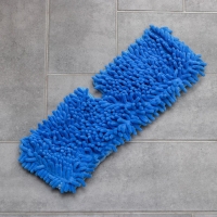 Насадка для плоской двусторонней швабры Доляна, 40&times;14 см, микрофибра, букли, цвет МИКС