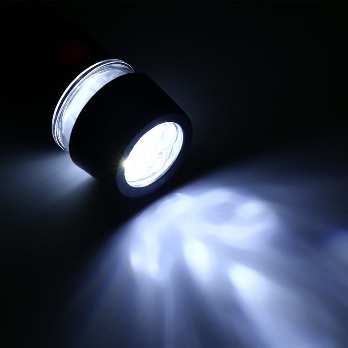 Фонарь велосипедный передний и задний, водонепроницаемый, 5 диодов, 5 режимов, 6 ААА