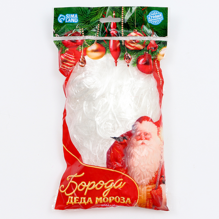 Карнавальная борода «Дед Мороз», 65 см Карнавальная борода «Дед Мороз», 65 см