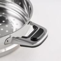 Мантоварка &laquo;Алтын&raquo;, 10,7 л, d=24 см, 2 секции, капсульное дно, стеклянная крышка, индукция