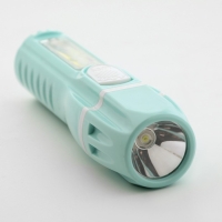 Фонарь ручной аккумуляторный 1 Вт, боковой 3 Вт, COB, 800 мАч, 2 режима, 13.5 х 4 см Фонарь ручной аккумуляторный 1 Вт, боковой 3 Вт, COB, 800 мАч, 2 режима, 13.5 х 4 см