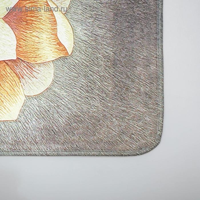 Набор ковриков для ванной и туалета Доляна &laquo;Аура&raquo;, 2 шт: 50&times;80, 50&times;40 см