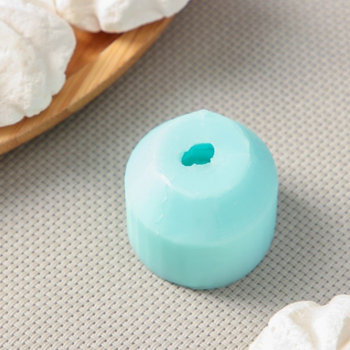 Силиконовый молд &laquo;Розочка букетная&raquo;, d=3,1 см, h=2,6 см, бирюзовый