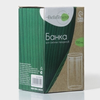 Банка стеклянная для сыпучих продуктов с бамбуковой крышкой BellaTenero «Эко», 700 мл, 8,5×15,5 см Банка стеклянная для сыпучих продуктов с бамбуковой крышкой BellaTenero «Эко», 700 мл, 8,5×15,5 см