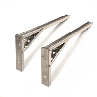 Кронштейн складной для столов и полок ТУНДРА, F001 , 2 шт., длина 300 мм., нержавеющая сталь 97039 Кронштейн складной для столов и полок ТУНДРА, F001 , 2 шт., длина 300 мм., нержавеющая сталь 97039