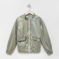 Жакет (бомбер) детский MINAKU: Casual Collection KIDS цвет зеленый, рост 140 Жакет (бомбер) детский MINAKU: Casual Collection KIDS цвет зеленый, рост 140