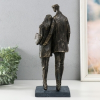 Сувенир полистоун "Молодая пара" под металл 13,4х11,8х34 см Сувенир полистоун "Молодая пара" под металл 13,4х11,8х34 см