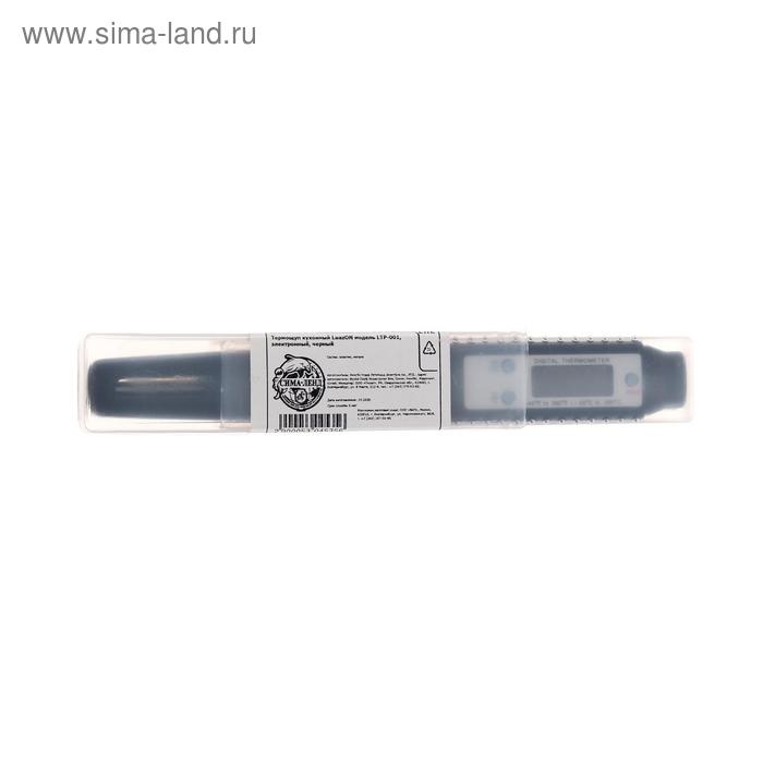Термометр (термощуп) кухонный LTP-001, максимальная температура 200 &deg;C, от батареек LR44, черный