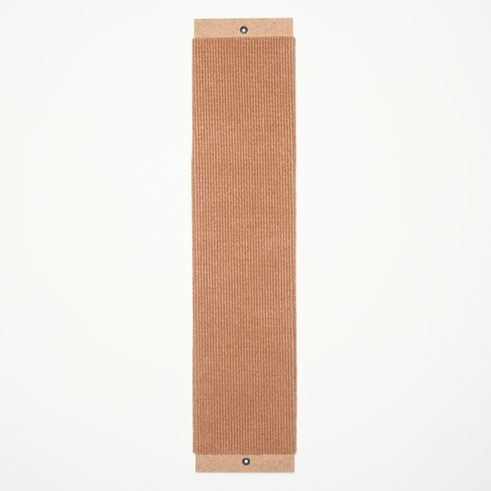 Когтеточка с пропиткой Когтеточка с пропиткой "Пижон", ДВП ковролин, 55х 13 см, бежевая