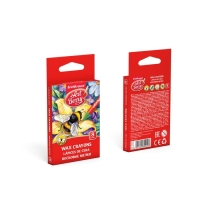 Мелки восковые 8 цветов ErichKrause ArtBerry, диаметр 7 мм, на основе пчелиного воска, европодвес