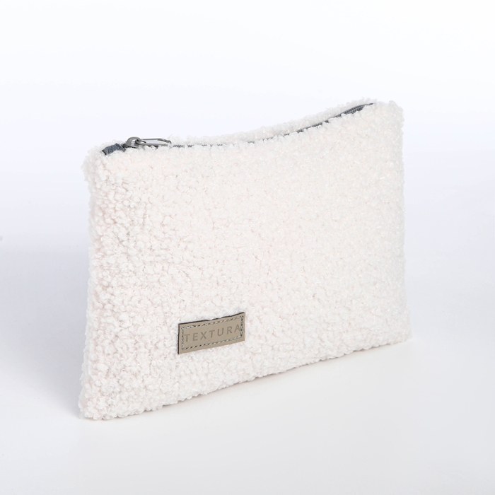 Косметичка на молнии, TEXTURA, цвет белый Косметичка на молнии, TEXTURA, цвет белый