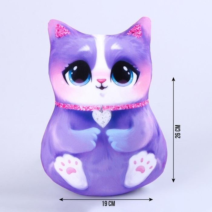 Антистресс игрушка &laquo;Котик&raquo;, сиреневый