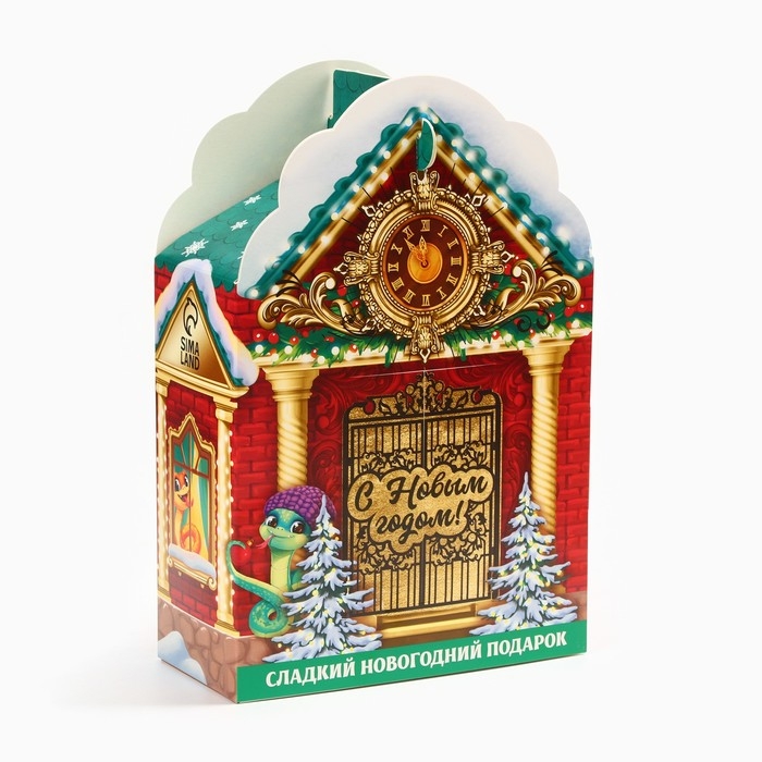 Сладкий подарок &laquo;Сказочный дом&raquo;: шоколадные конфеты с раскраской, 500 г.
