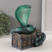 Копилка"КОБРА НА СУНДУКЕ "  20 х 17 х 12 см.