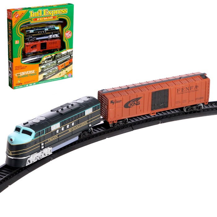 Железная дорога &laquo;Большой экспресс&raquo;, со светозвуковыми эффектами, протяжённость пути 3,6 м