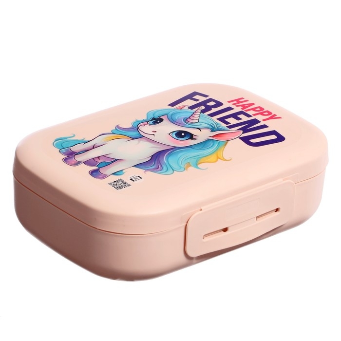Ланч &mdash; бокс &laquo;Единорог&raquo;, 0,8 л, 179 х 128 х 52 см