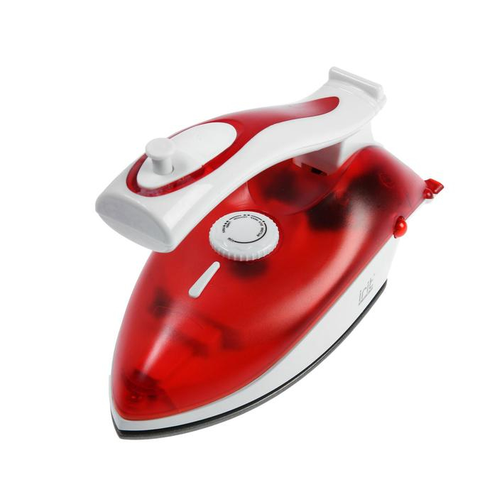 Утюг Irit IR-2305, 800 Вт, тефлоновая подошва, 200 мл, дорожный, бело-красный Утюг Irit IR-2305, 800 Вт, тефлоновая подошва, 200 мл, дорожный, бело-красный
