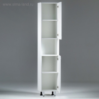 Пенал для ванной комнаты "Вега 3600" белый, 36 х 30 х 181 см