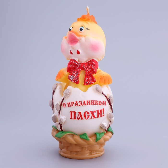 Декоративная свеча &laquo;Пасхальный цыпленок&raquo;