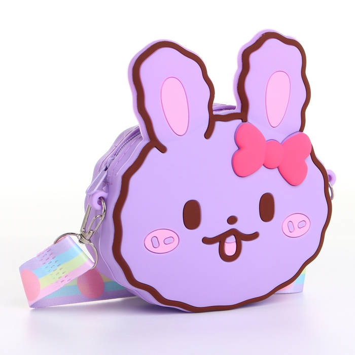 Сумка детская на молнии &laquo;Выбражулька&raquo;, цвет сиреневый