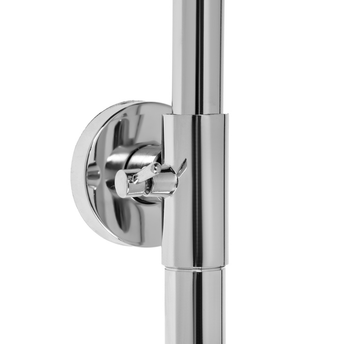 Душевая система ZEIN Z4483, с термостатом, верхняя лейка 22 см, ручная лейка 12,5 см, хром   1045096