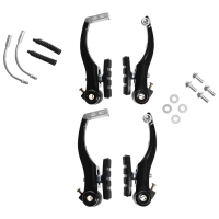 Комплект тормозов Dream Bike V-brake, алюминий, рамки 110 мм, колодки 60 мм, цвет чёрный Комплект тормозов Dream Bike V-brake, алюминий, рамки 110 мм, колодки 60 мм, цвет чёрный