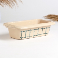 Емкость для запекания "Трапеза прямоугольная" 1л / 6,5х27х14,5см, классика Емкость для запекания "Трапеза прямоугольная" 1л / 6,5х27х14,5см, классика