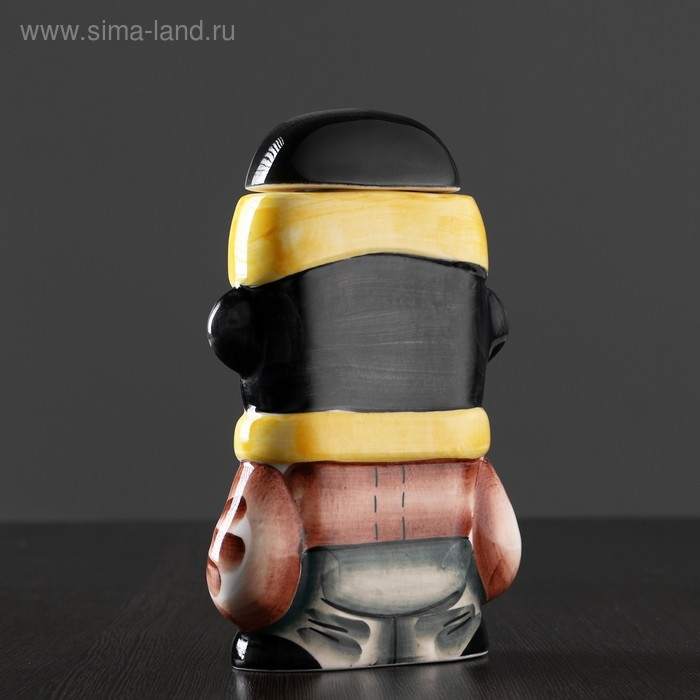 Штоф фарфоровый &laquo;Пилот&raquo;, 0.5 л, в упаковке книге