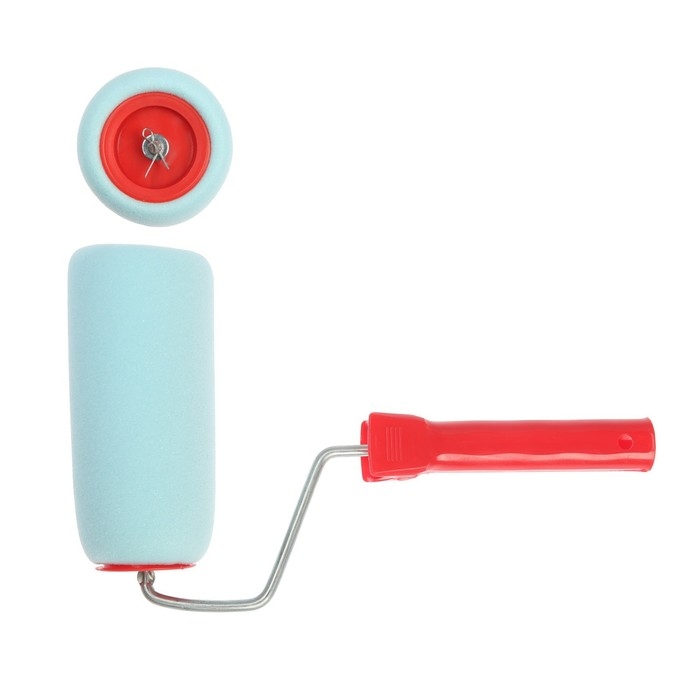 Валик ЛОМ, поролон, 150 мм, рукоятка d=6 мм, D=50 мм Валик ЛОМ, поролон, 150 мм, рукоятка d=6 мм, D=50 мм