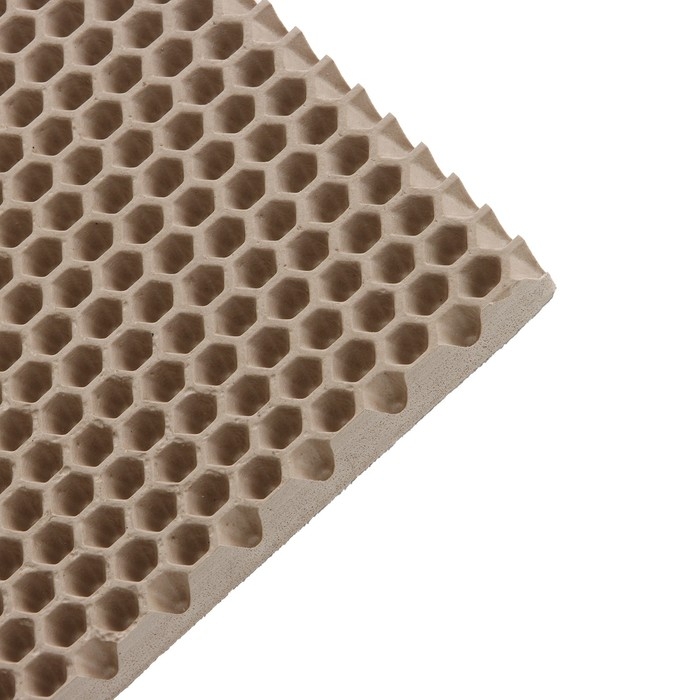 Коврик eva универсальный Grand Caratt, Соты 46 х 66 см, бежевый Коврик eva универсальный Grand Caratt, Соты 46 х 66 см, бежевый