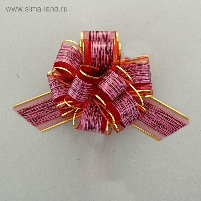 Бант-шар №5 Бант-шар №5 "Узор", цвет красный