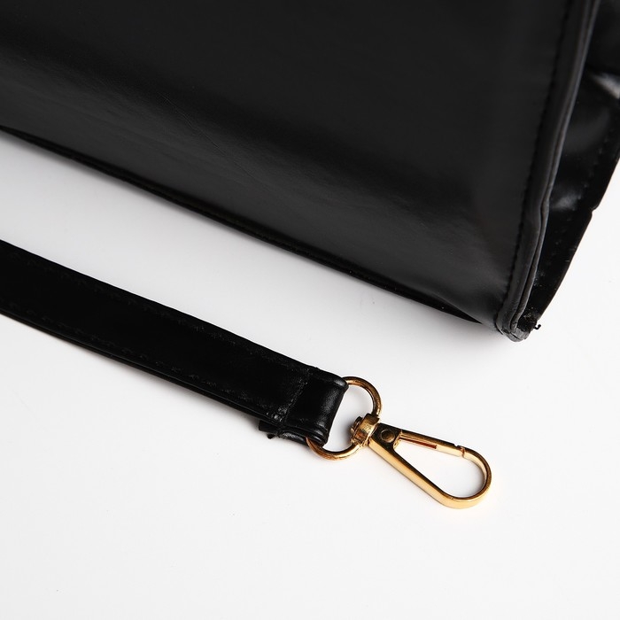 Сумка женская тоут на молнии, цвет чёрный Сумка женская тоут на молнии, цвет чёрный