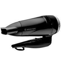 Фен BRAYER 3024BR, 1600 Вт, 2 скорости, 1 температурный режим, концентратор, чёрный Фен BRAYER 3024BR, 1600 Вт, 2 скорости, 1 температурный режим, концентратор, чёрный