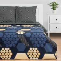 Постельное бельё Этель 1.5 сп &laquo;Золотые соты&raquo; 143х215 см, 150х214 см, 70х70 см - 2 шт