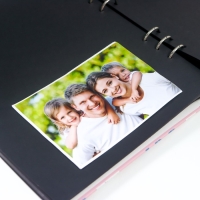 Фотоальбом на кольцах 30 листов "Кактусы на розовом" 27,5х25,5х4,5 см