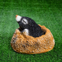 Садовая фигура "Крот из норки" 18х18х12см Садовая фигура "Крот из норки" 18х18х12см