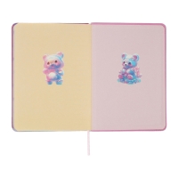Записная книжка подарочная 96л,линия, цветной срез,обложка ПВХ 3D Мишка (17,7х12,4см) Записная книжка подарочная 96л,линия, цветной срез,обложка ПВХ 3D Мишка (17,7х12,4см)