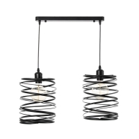 Люстра "Торнадо" 2х60Вт Цоколь: Е27 Цвет: Черный Люстра "Торнадо" 2х60Вт Цоколь: Е27 Цвет: Черный