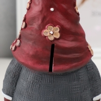 Копилка "Гнома" высота 19 см, ширина 8 см, длина 11 см Копилка "Гнома" высота 19 см, ширина 8 см, длина 11 см