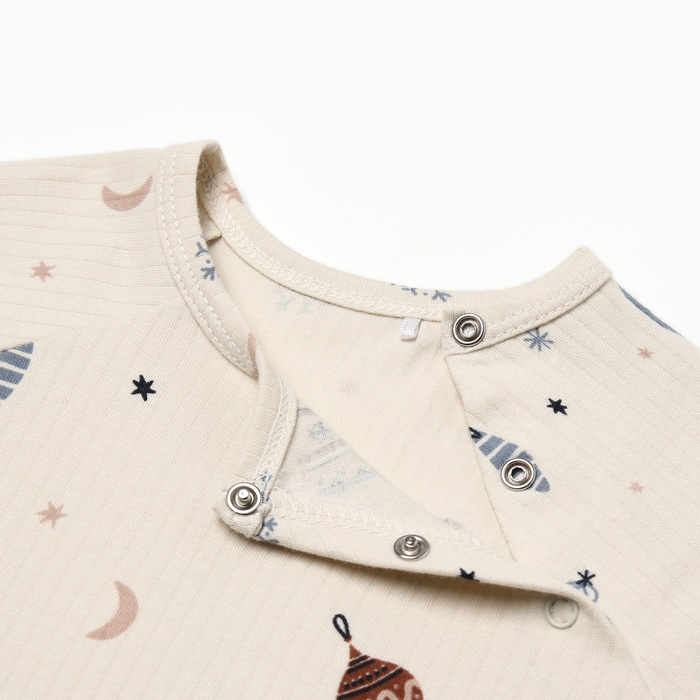 Комбинезон  с повязкой Крошка Я "Новогодние игрушки", рост 86-92 см