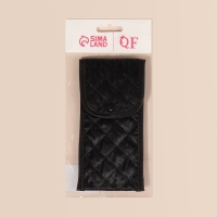 Набор кистей для макияжа &laquo;Compact&raquo;, 5 предметов, футляр с зеркалом, цвет чёрный