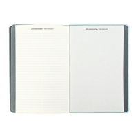 Еженедельник датир 2025г мягк обл иск кож А5 80л ESCALADA, бл тис, кр бл 70 г/м&sup2;, синий