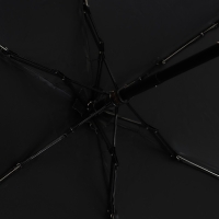 Зонт женский механический, 6 спиц, цвет белый в золотой горошек.