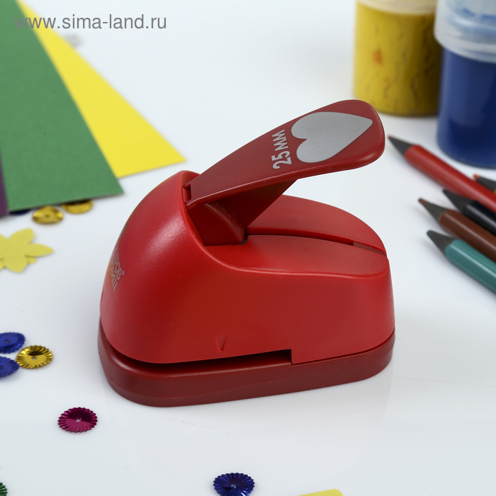 Дырокол фигурный Дырокол фигурный "Сердце", диаметр вырезной фигуры 25 мм